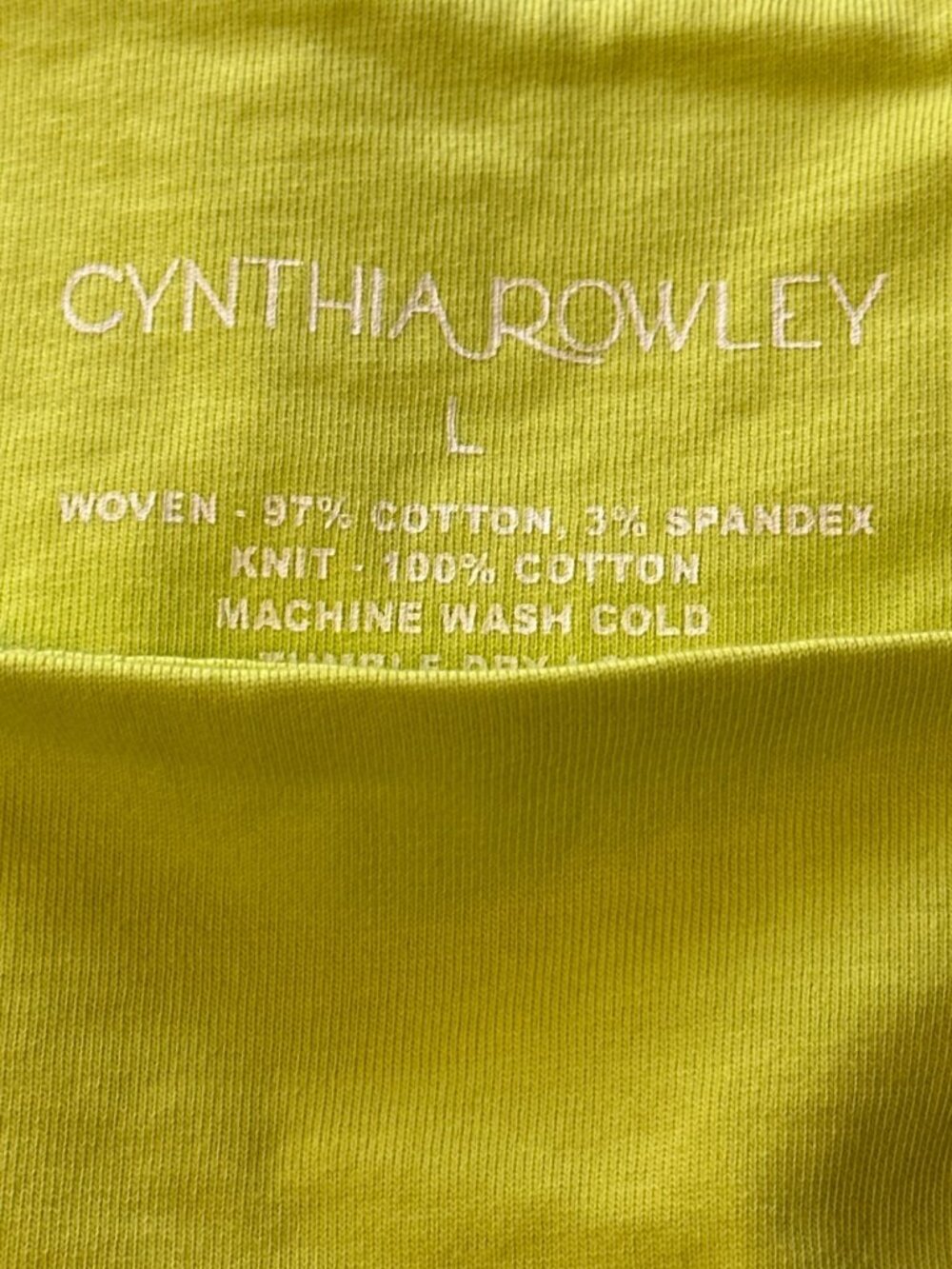Cynthia Rowley Lime Green Sleeveless Fit & Flare Dress Womens Size L - Picture 6 of 7